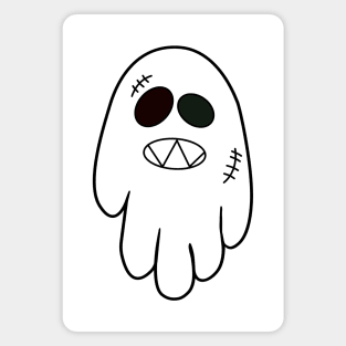 Ghost blobs halloween No.6 Magnet